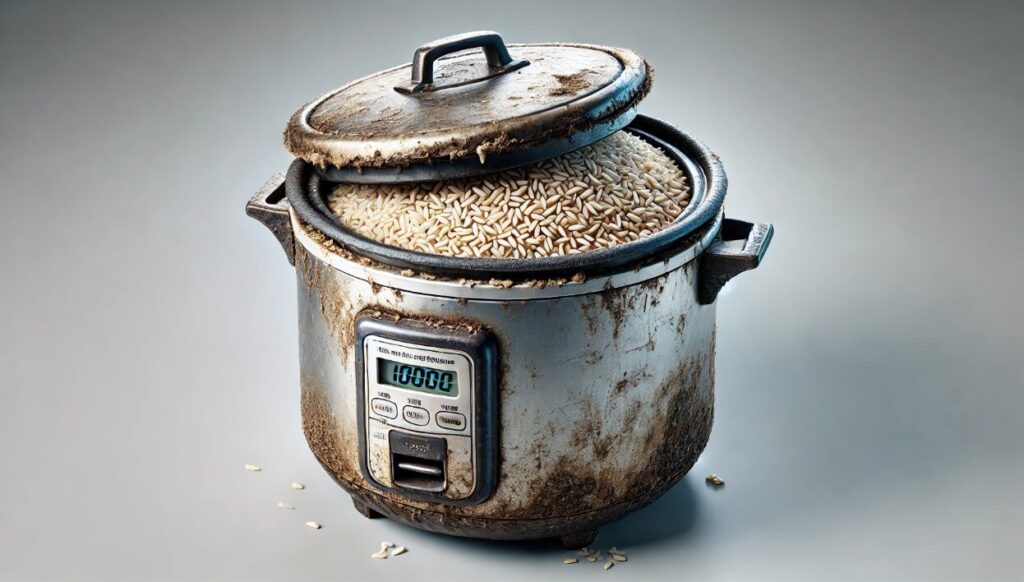 長時間の開けっ放しによる劣化