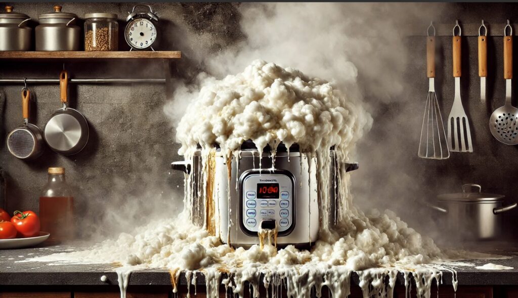 シチューやとろみ料理の危険