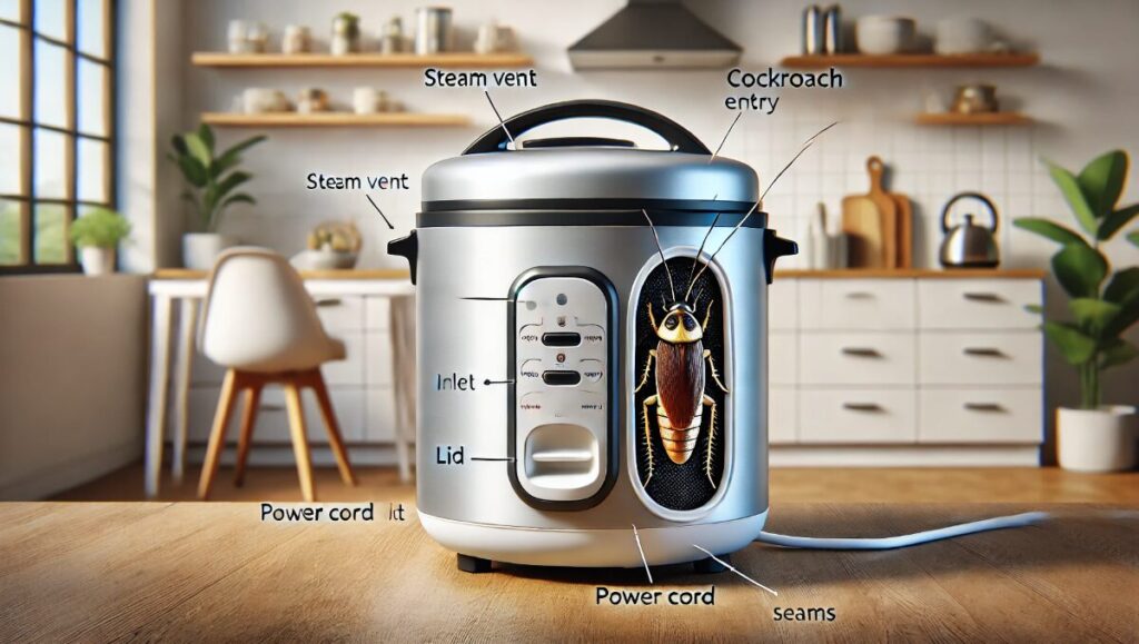炊飯器のどこから侵入するのか