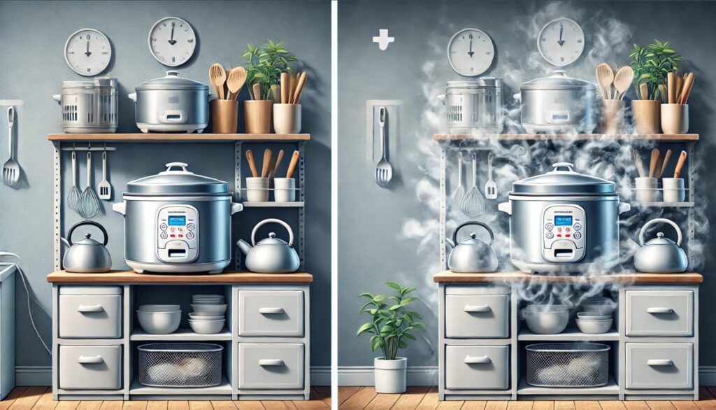 炊飯器の置き場所に注意する理由