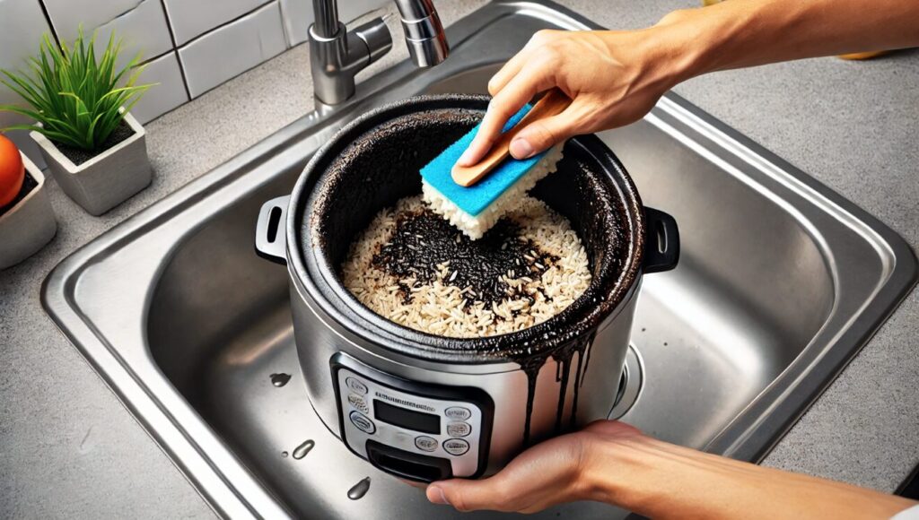 焦げ付き汚れの落とし方