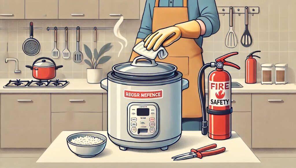 定期的なお手入れで火事防止