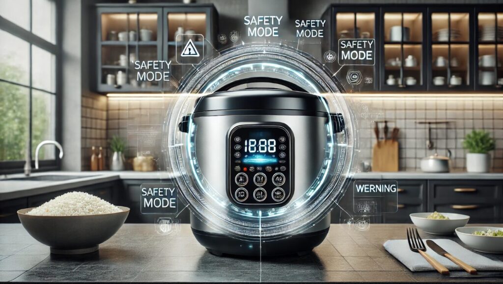 防止機能付き炊飯器の安全性