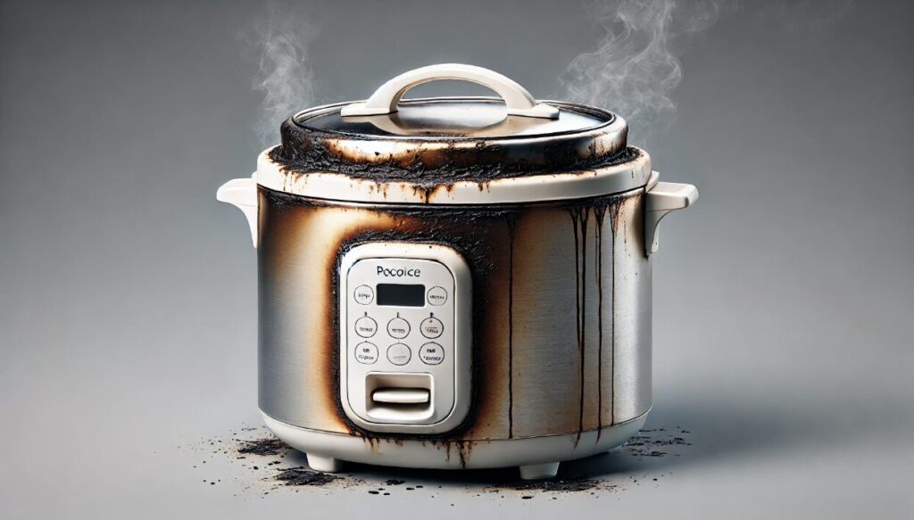 外側にまで焦げが及ぶ原因