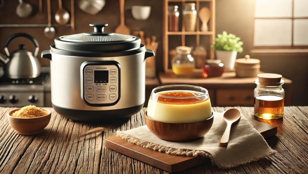 炊飯器で作るプリンの基本レシピ