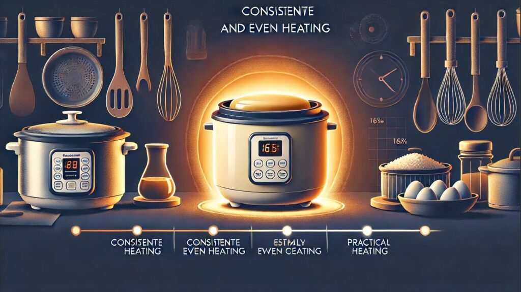 手軽さと均一な加熱の利点