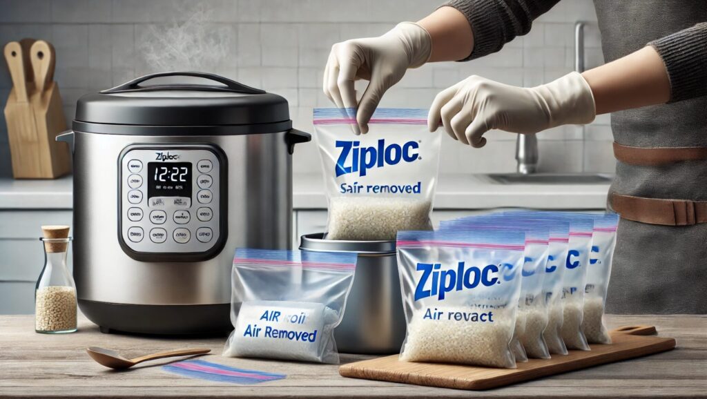 安全なジップロック調理に必要な準備